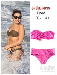 中国明星比基尼胸对比,身材曲线谁更抢眼？